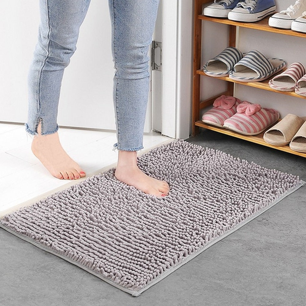 Chenille Bathroom Carpet Mat