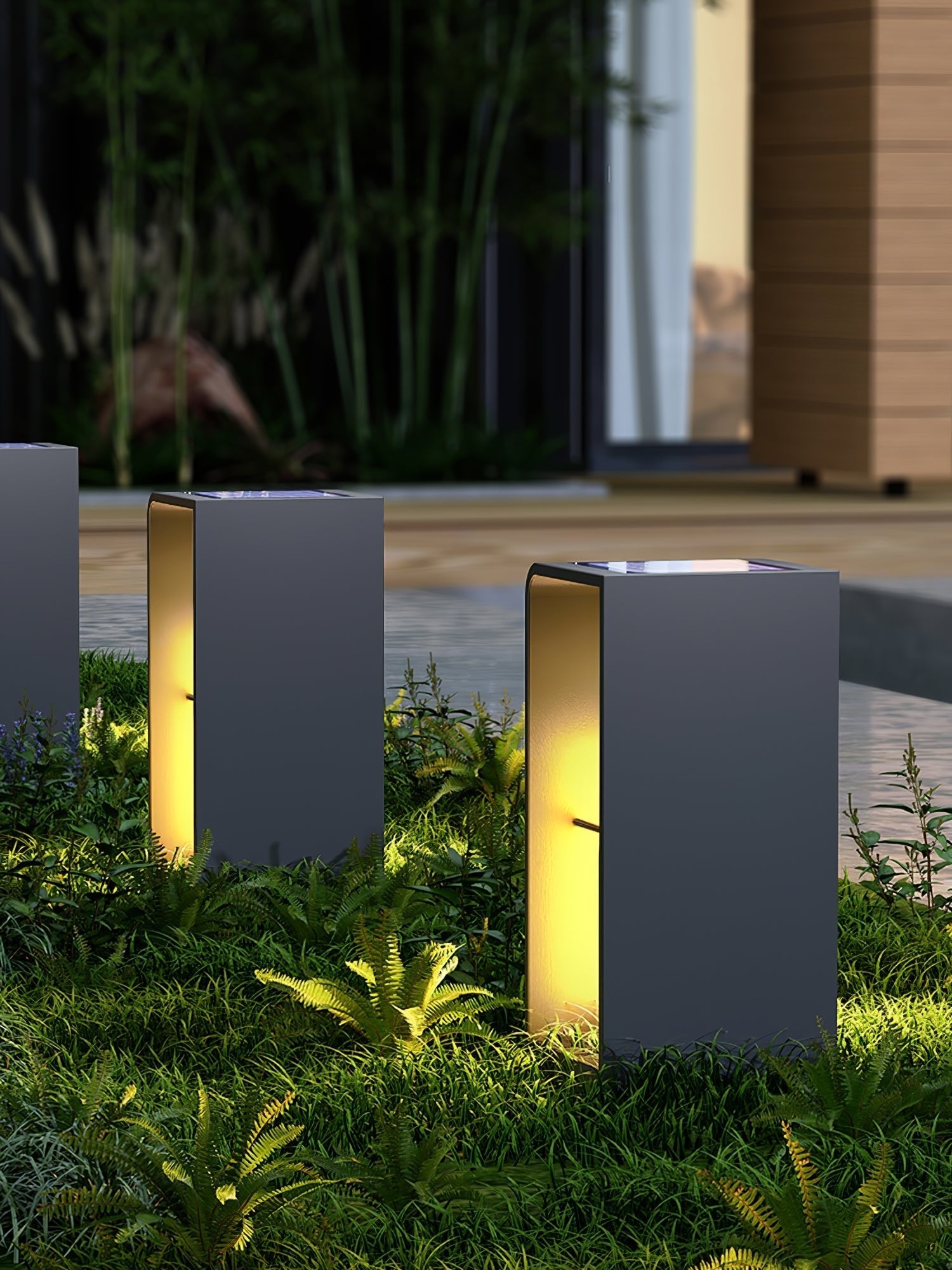 Solar Outdoor Path Light Stainless Steel Waterproof