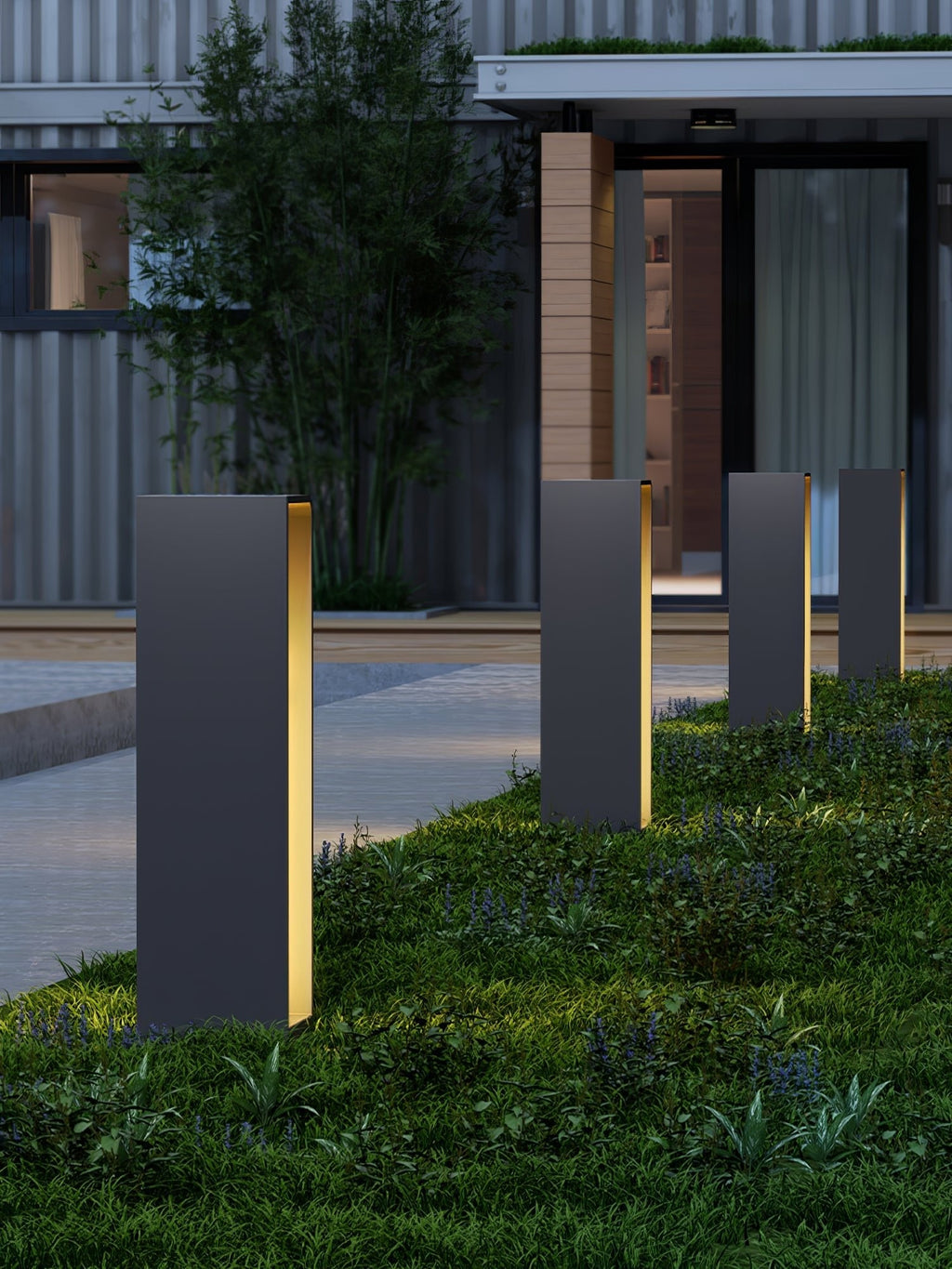 Solar Outdoor Path Light Stainless Steel Waterproof