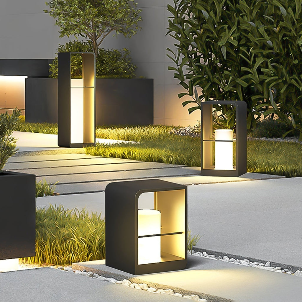 Solar Outdoor Path Light Stainless Steel Waterproof
