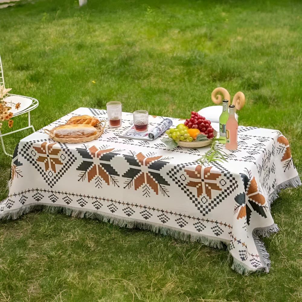 Large Picnic Mat - Soft Microfiber Blend with Vibrant Patterns