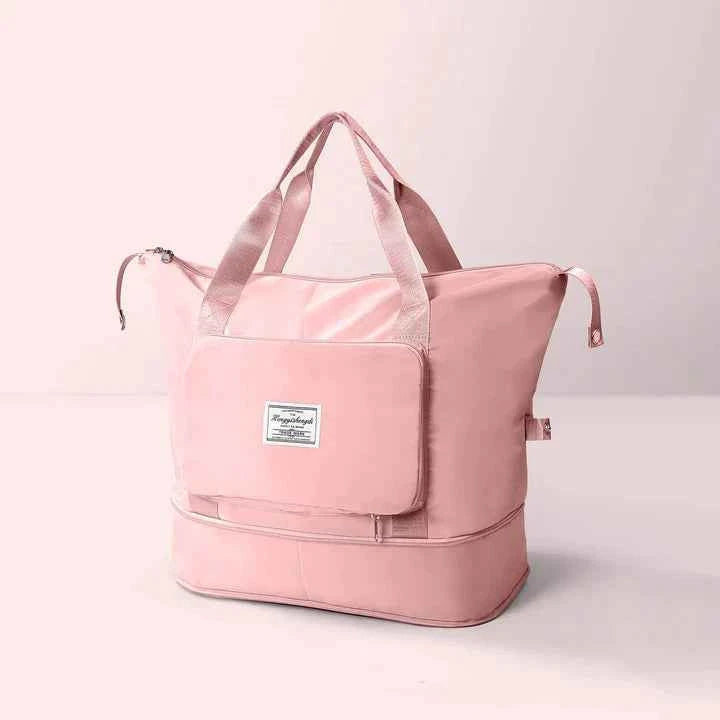 Foldable Travel Bag with Large Capacity - Durable Fabric Design
