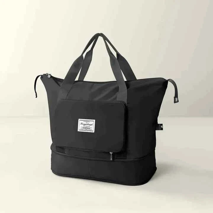 Foldable Travel Bag with Large Capacity - Durable Fabric Design