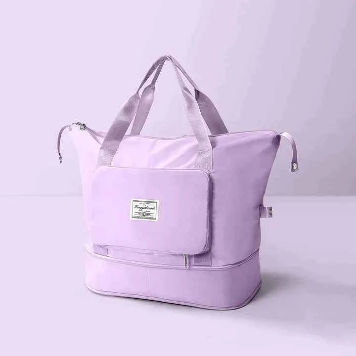 Foldable Travel Bag with Large Capacity - Durable Fabric Design