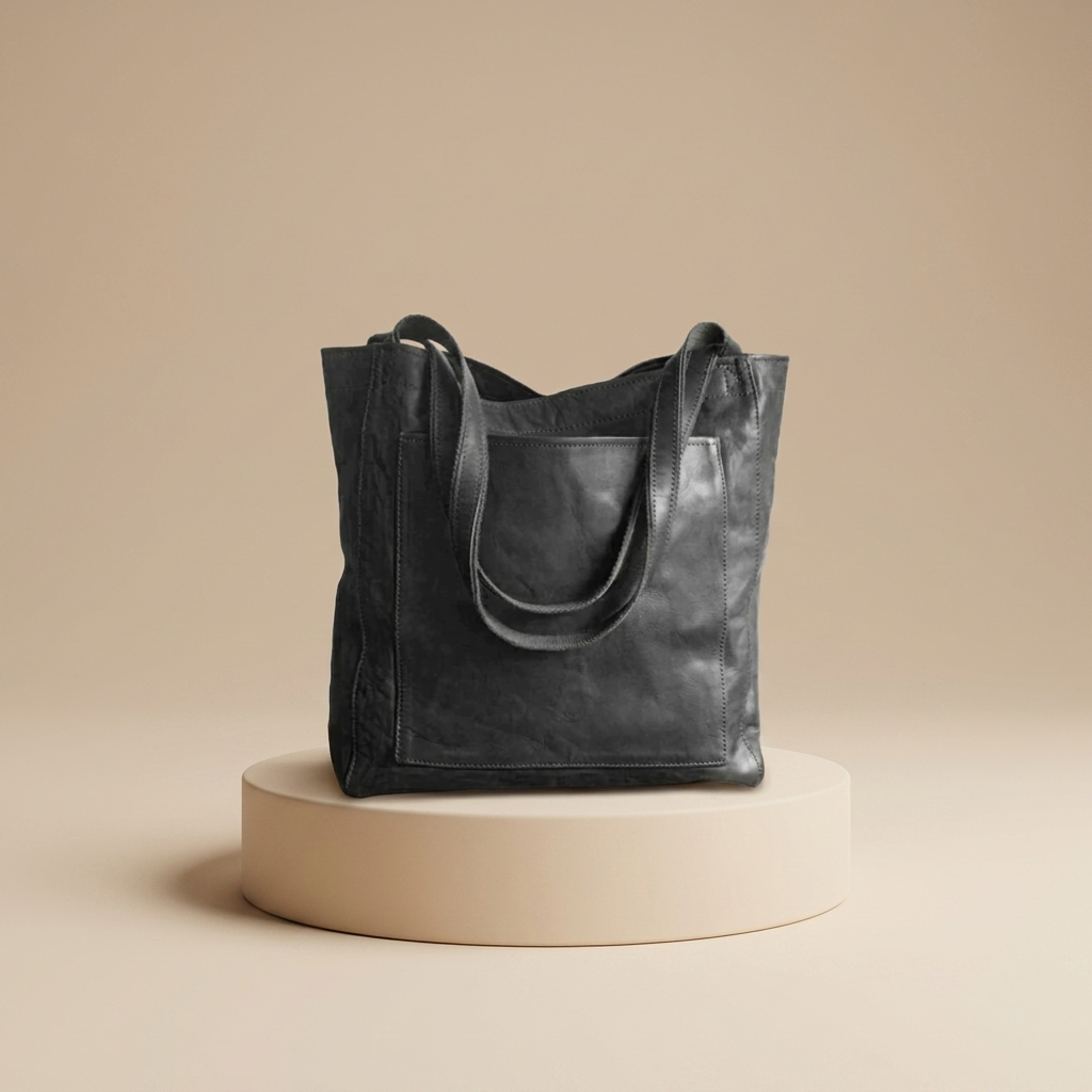 Nads | Women’s PU Leather Shoulder Bag with Adjustable Strap and Spacious Interior