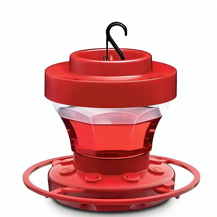 Outdoor Bird Feeder - Hummingbird Feeder Red Plastic Ant Proof Design