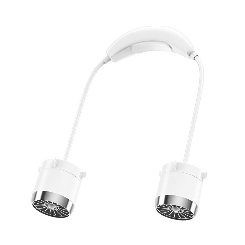 Portable Neck Fan With Dual Airflow