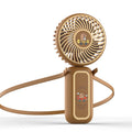 Portable Neck Fan With Compact Rounded Design - Women Portable Neck Fan Compact Rounded Design