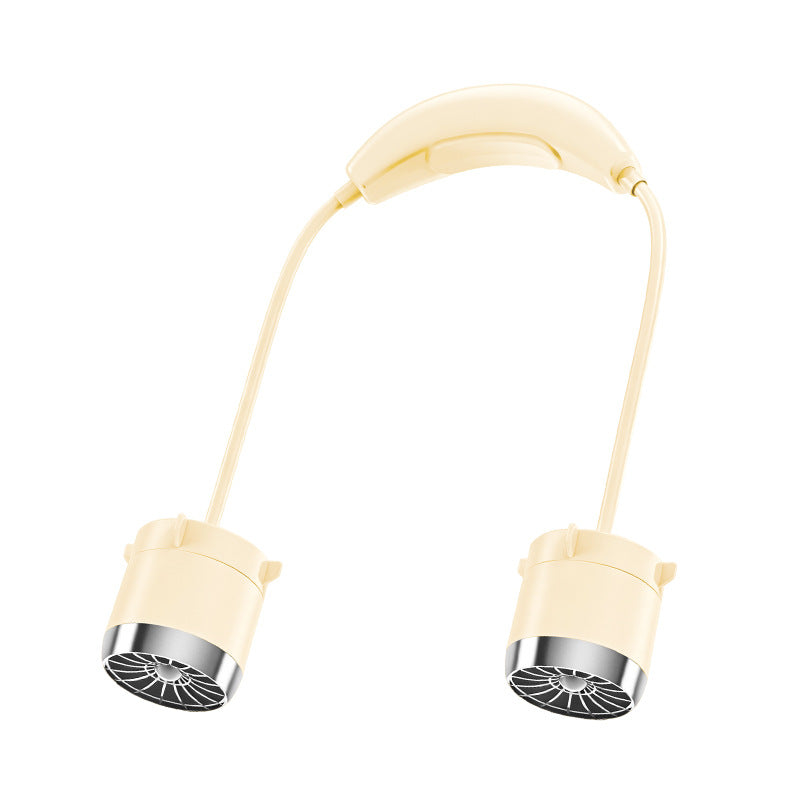 Portable Neck Fan With Dual Airflow