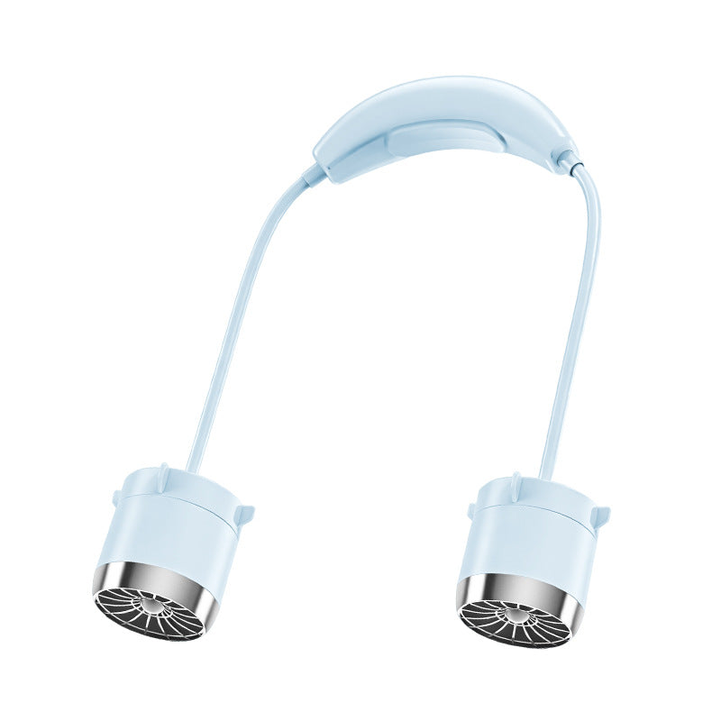 Portable Neck Fan With Dual Airflow
