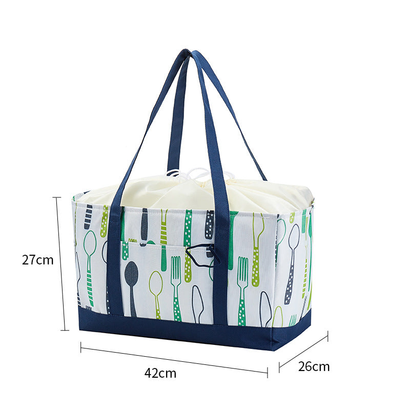 Insulated Picnic Tote Bag with Carry Handles