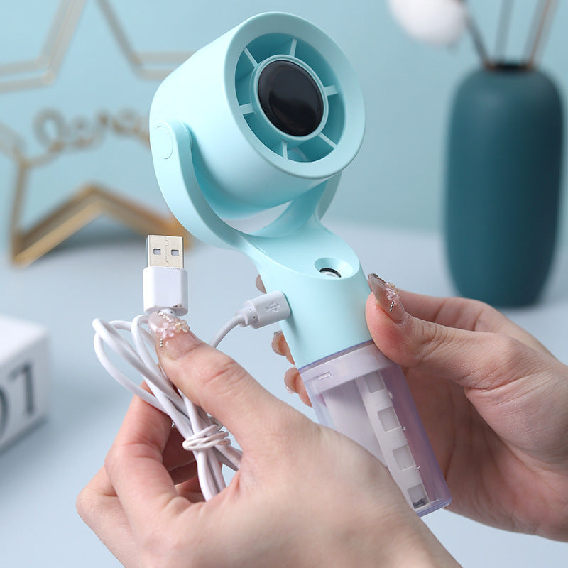 Portable Mist Fan With Multifunctional Spray Function