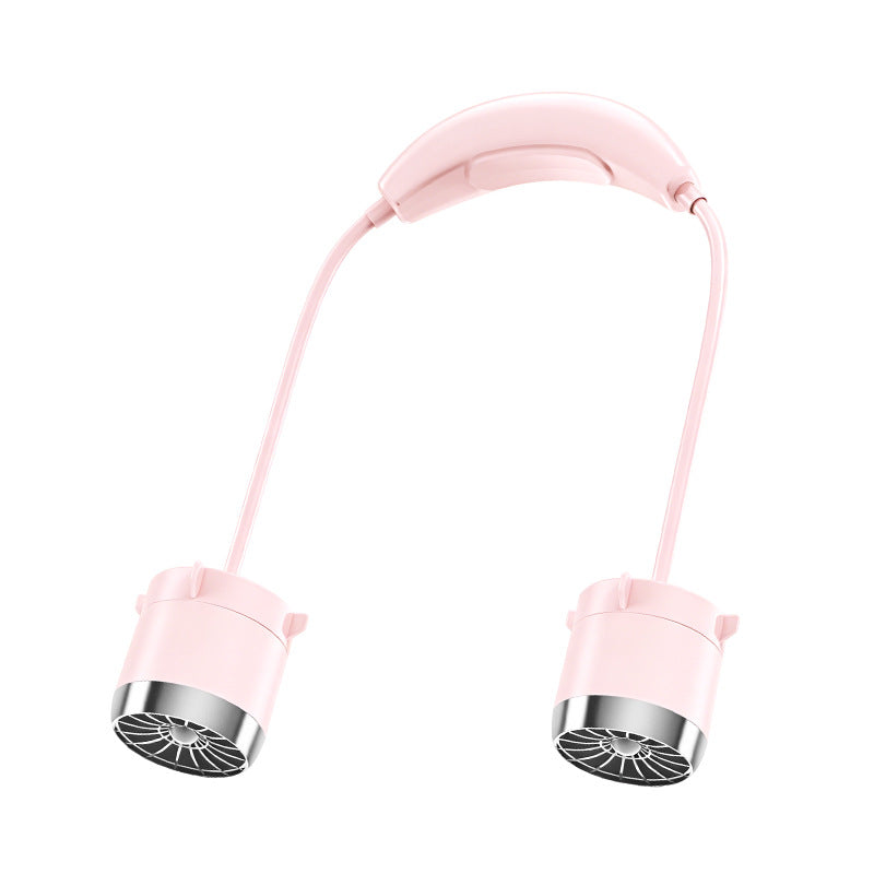 Portable Neck Fan With Dual Airflow