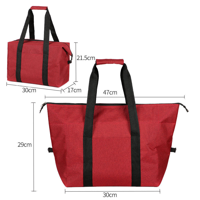 Expandable Multi-Compartment Cooler Bag