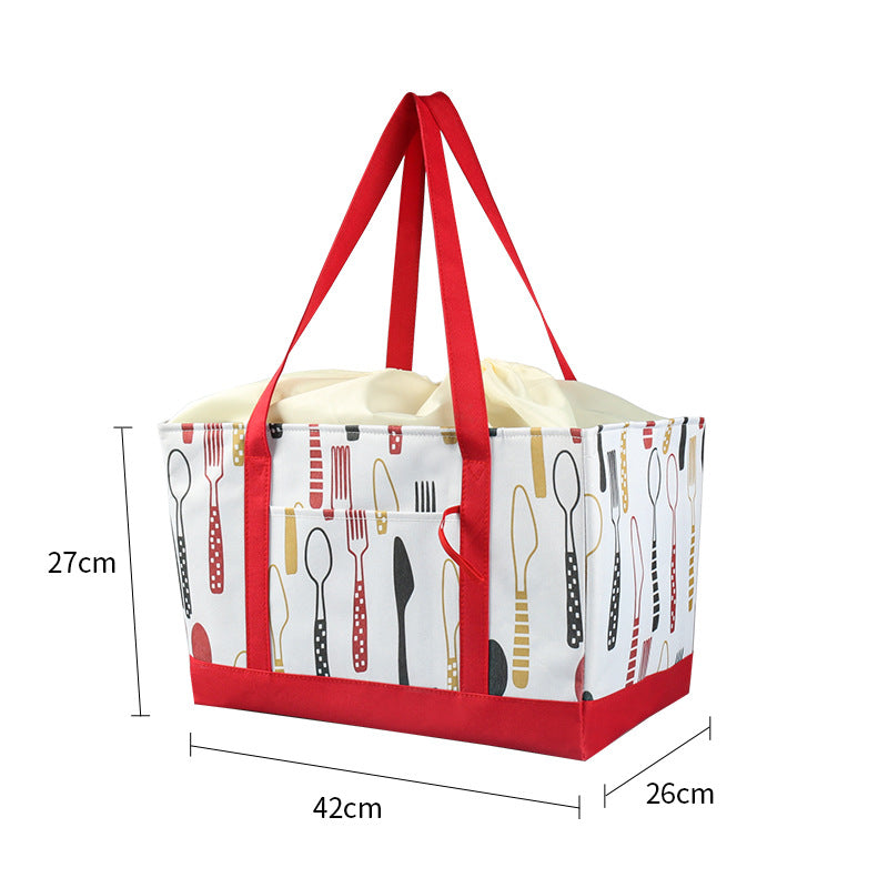 Insulated Picnic Tote Bag with Carry Handles