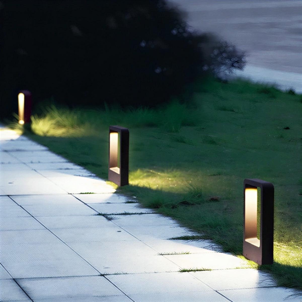 Rectangular Outdoor Pathway Light
