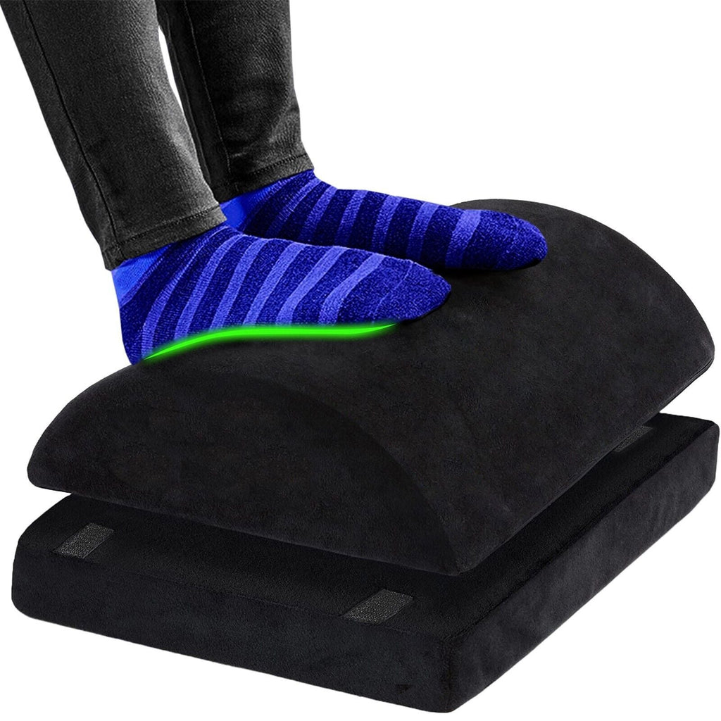 Curved Ergonomic Under Desk Foot Rest