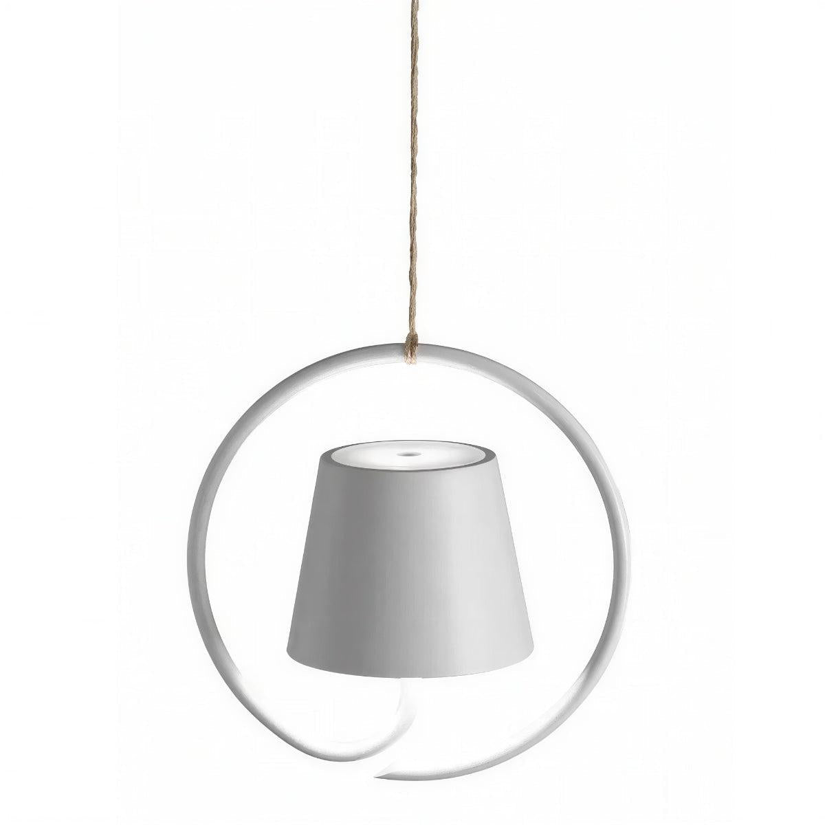 Halo Ring Pendant Light With Touch Dimming