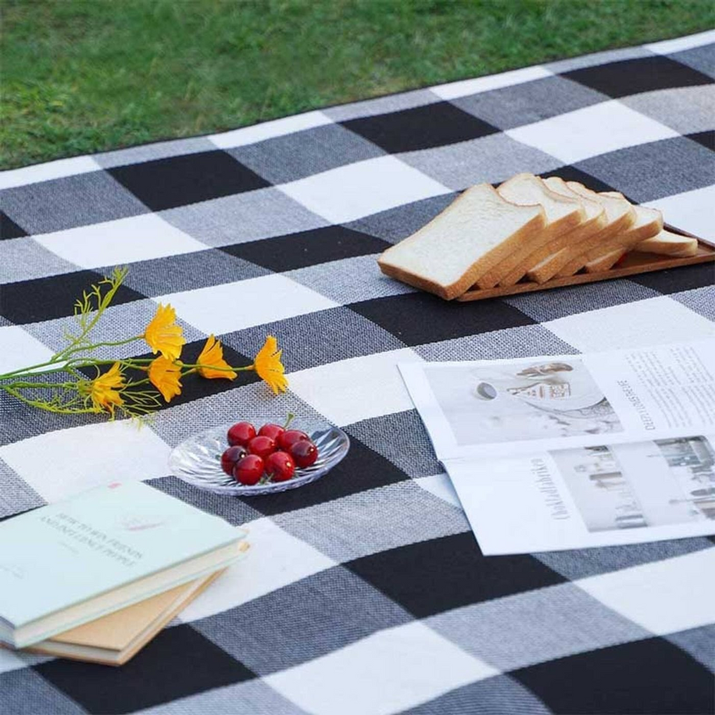 Picnic Blanket Outdoor Mat Waterproof Foldable Plaid Camping Rug