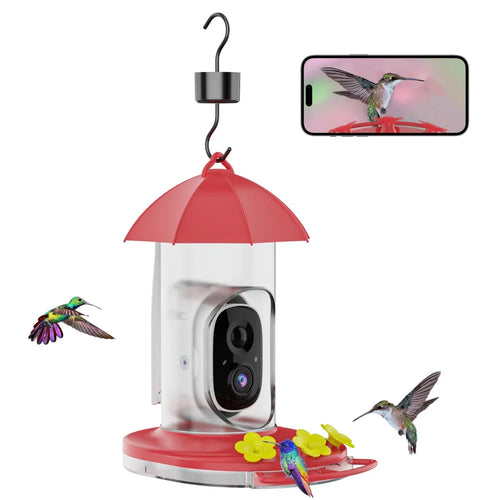 Bird Feeder For Outdoor Use With 1080P Wide-Angle Camera