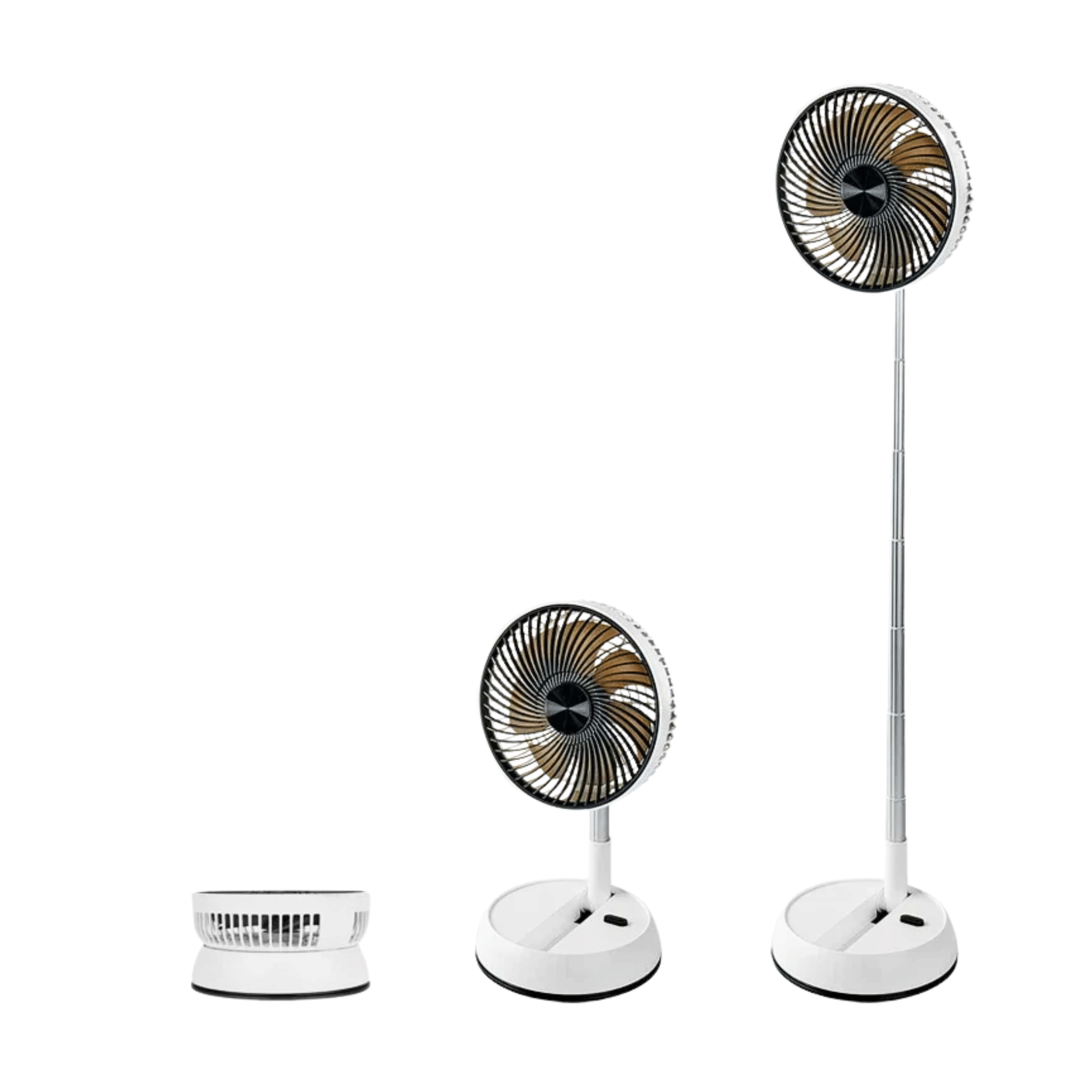 Foldable Oscillating Standing Fan with Remote Control
