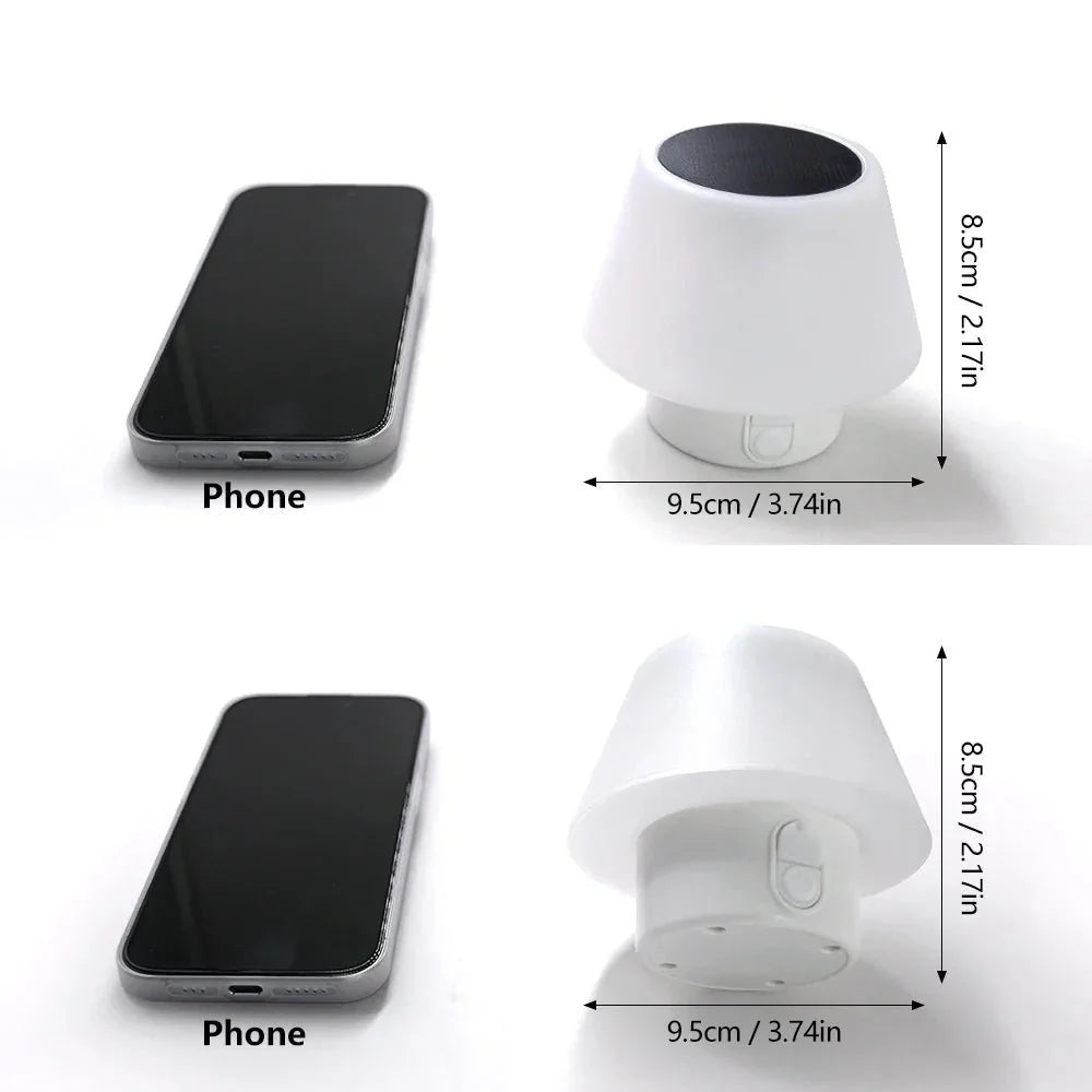 Portable Solar Table Lamp for Patio and Camping