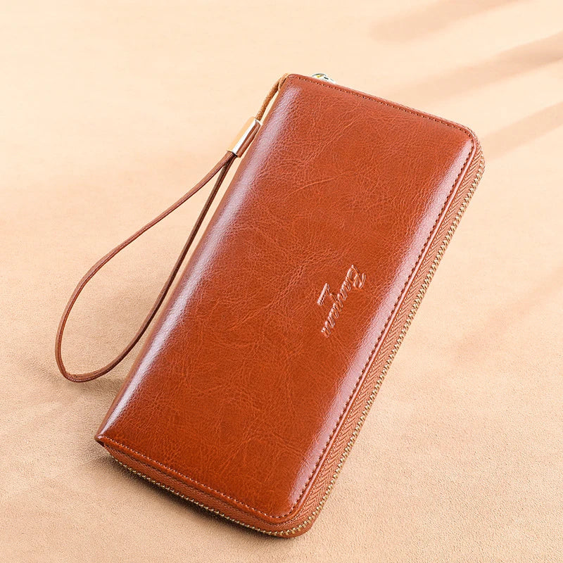 RFID Leather Passport and Travel Wallet