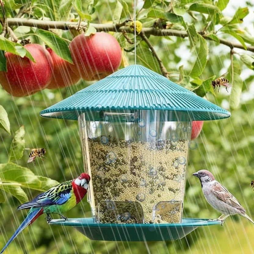 Bird Feeder With Foot Activation