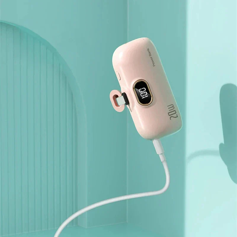 Power Bank With LED Display And Dual Port Compatibility, 30000Mah
