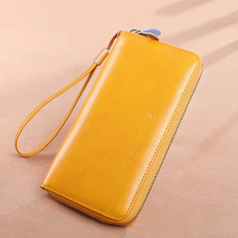 RFID Leather Passport and Travel Wallet
