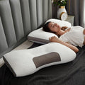 Ergonomic Hybrid Pillow For Side And Back Sleepers