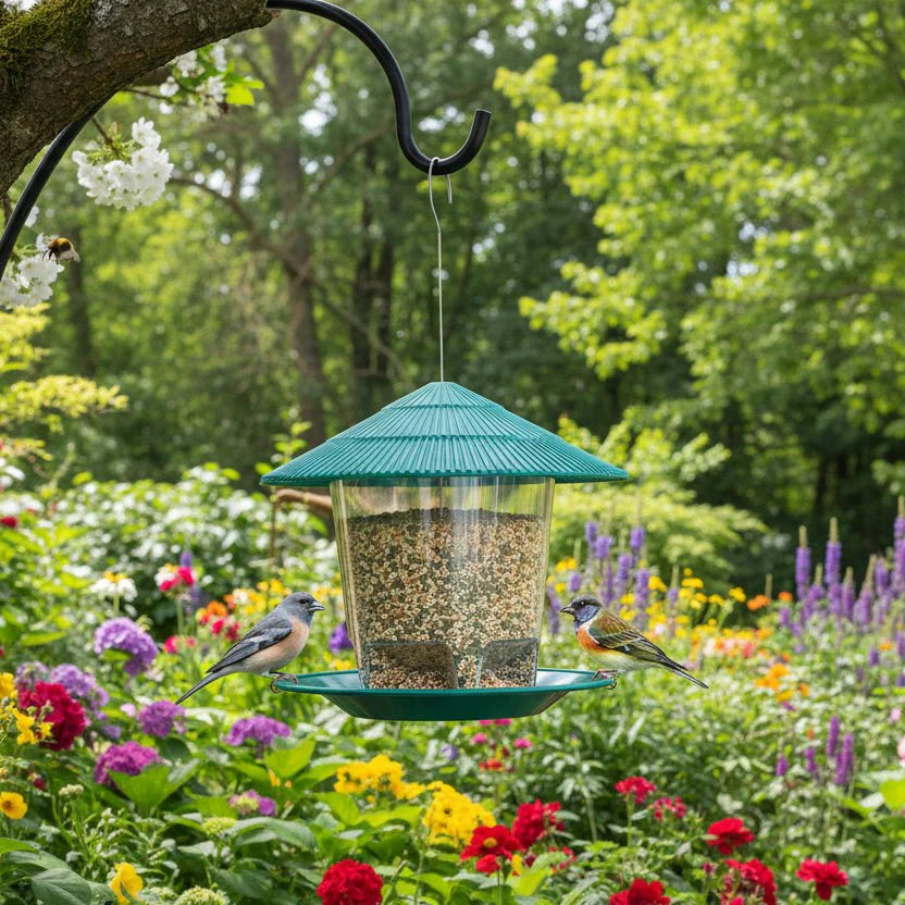 Bird Feeder With Foot Activation