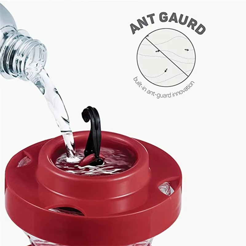 Hummingbird Feeder With Ant And Bee Proof 8 Feeding Stations