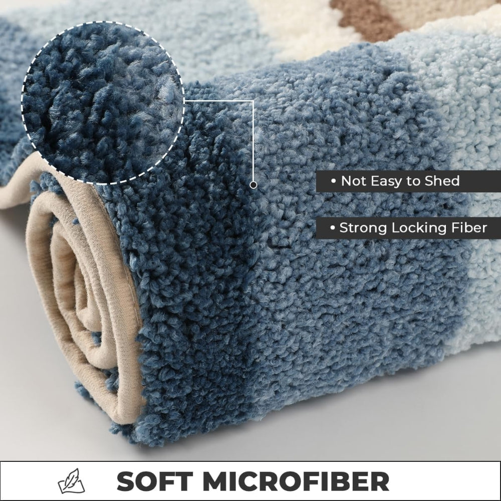 Seaside Footprint Bathroom Carpet