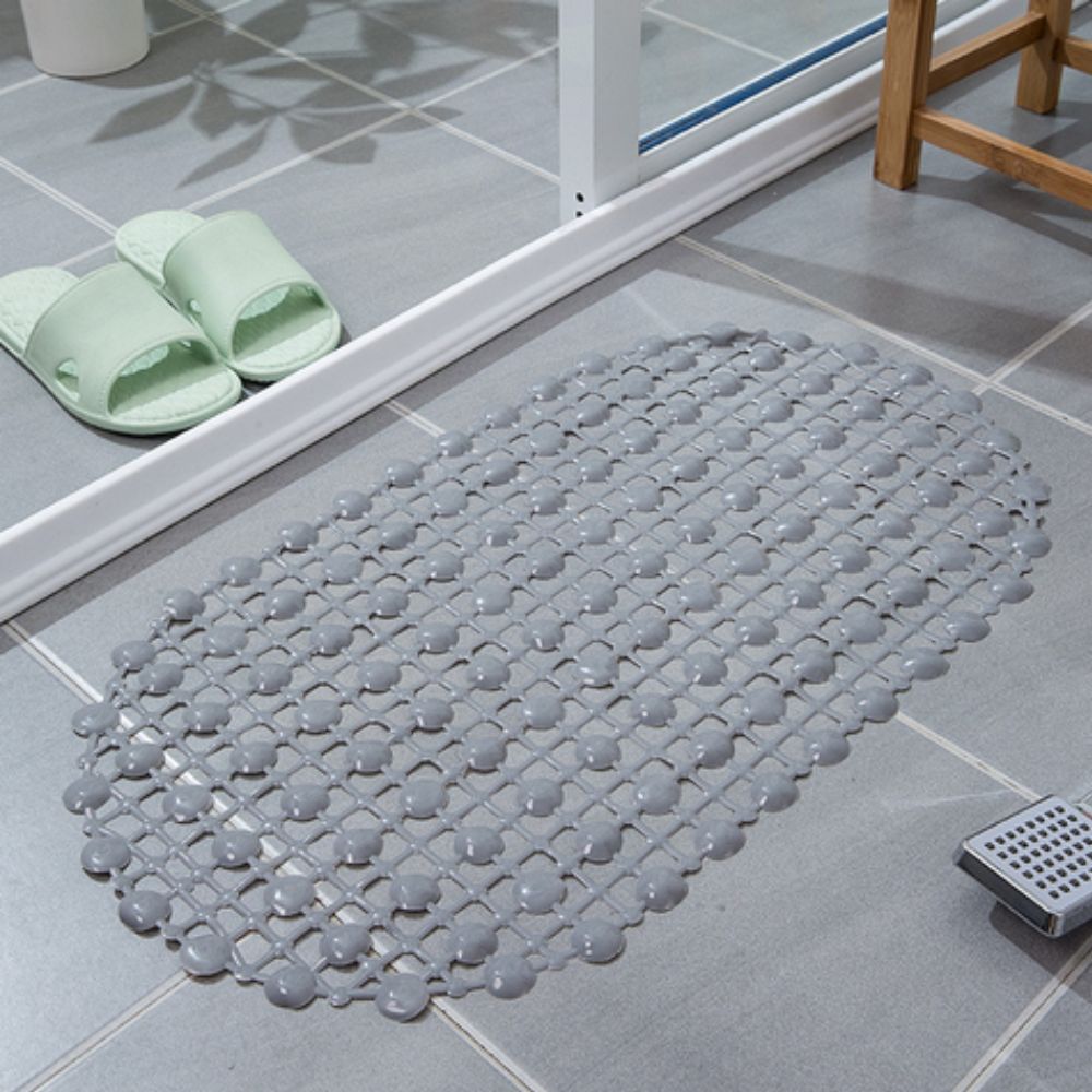 Suction Bath Mat With Drain Holes