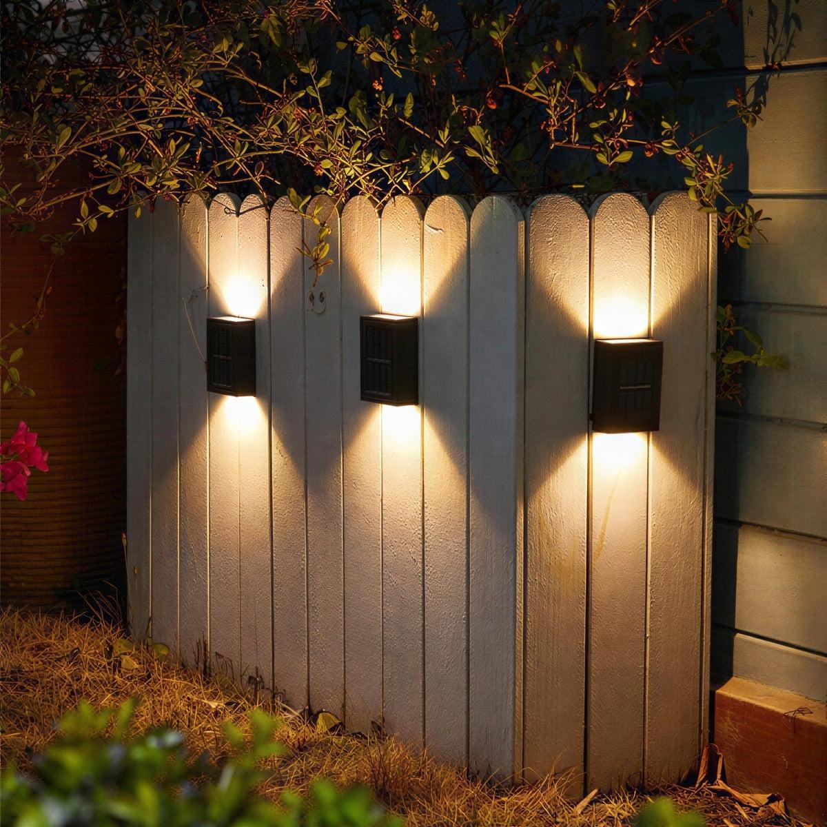 Solar Fence Lights For Garden