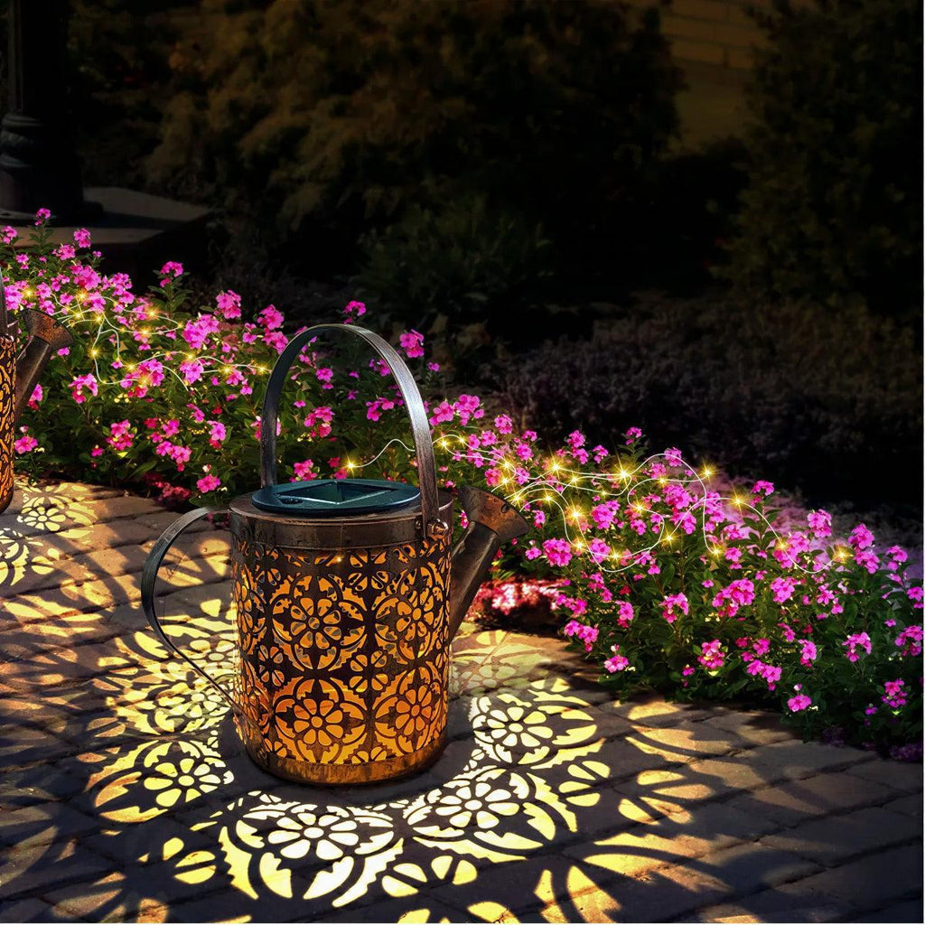Solar Watering Can Garden Light
