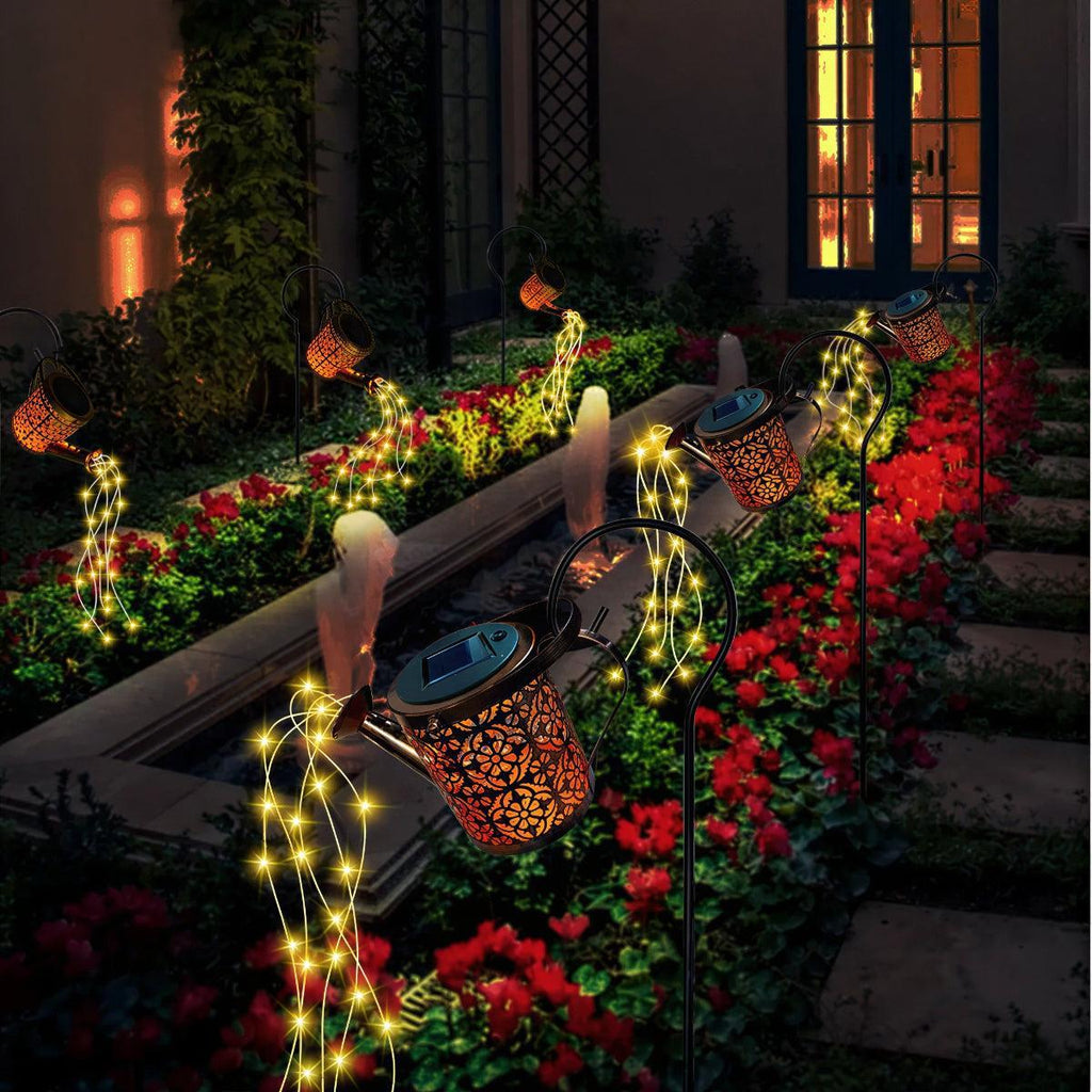 Solar Watering Can Garden Light
