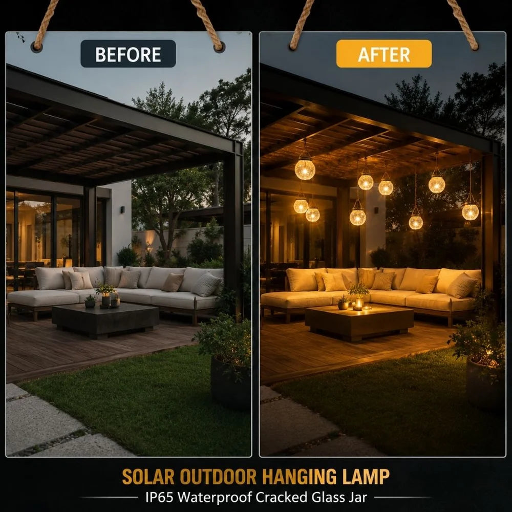 Waterproof Solar Outdoor LED Lantern