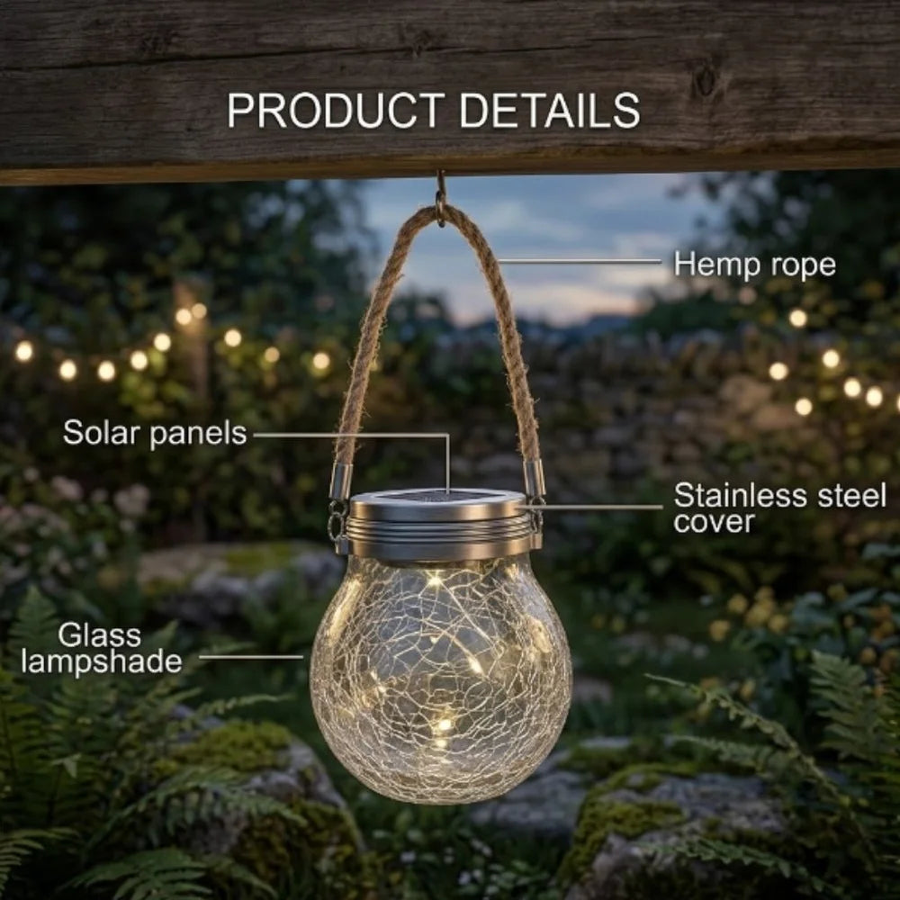 Waterproof Solar Outdoor LED Lantern