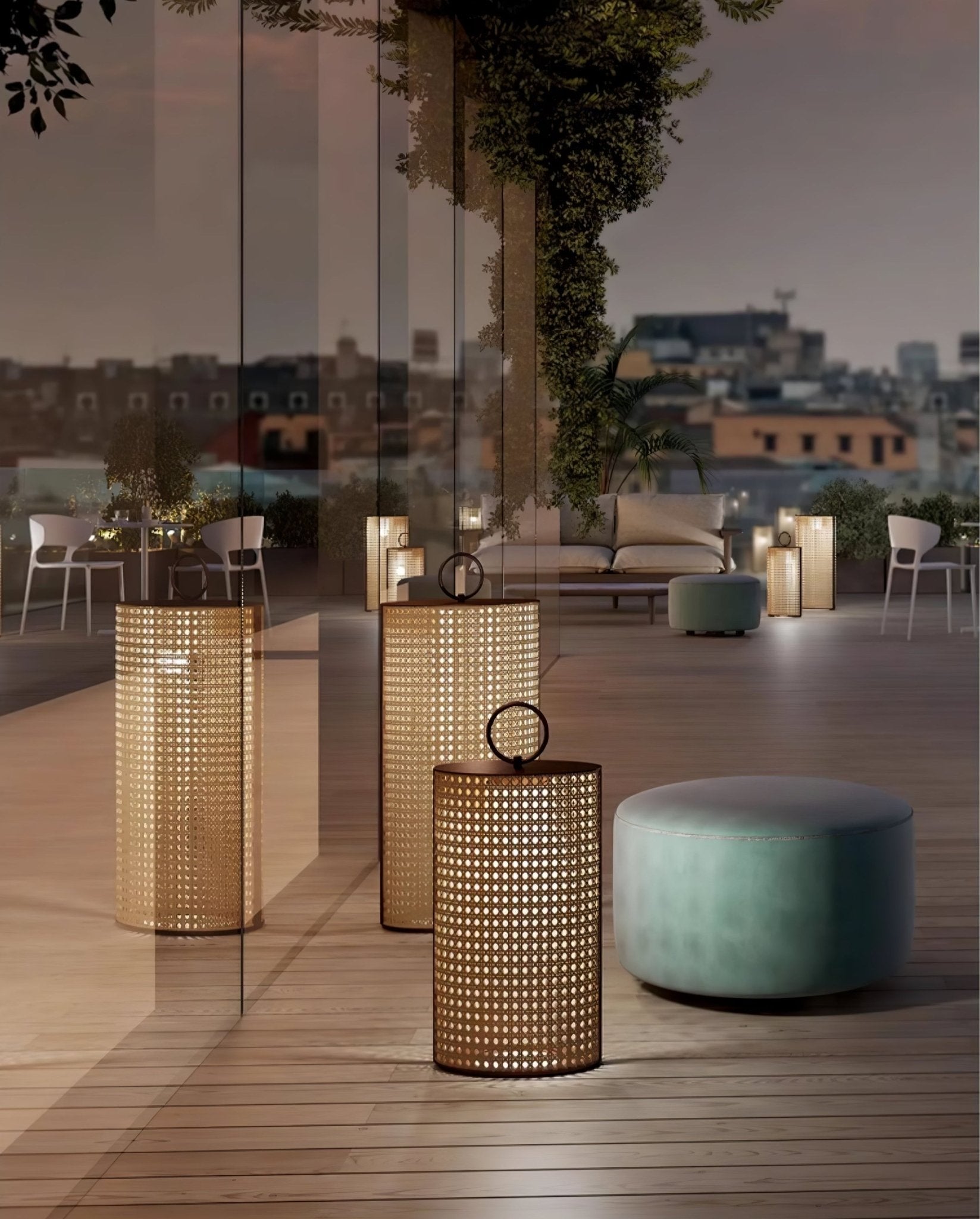Outdoor Lantern With Remote Control