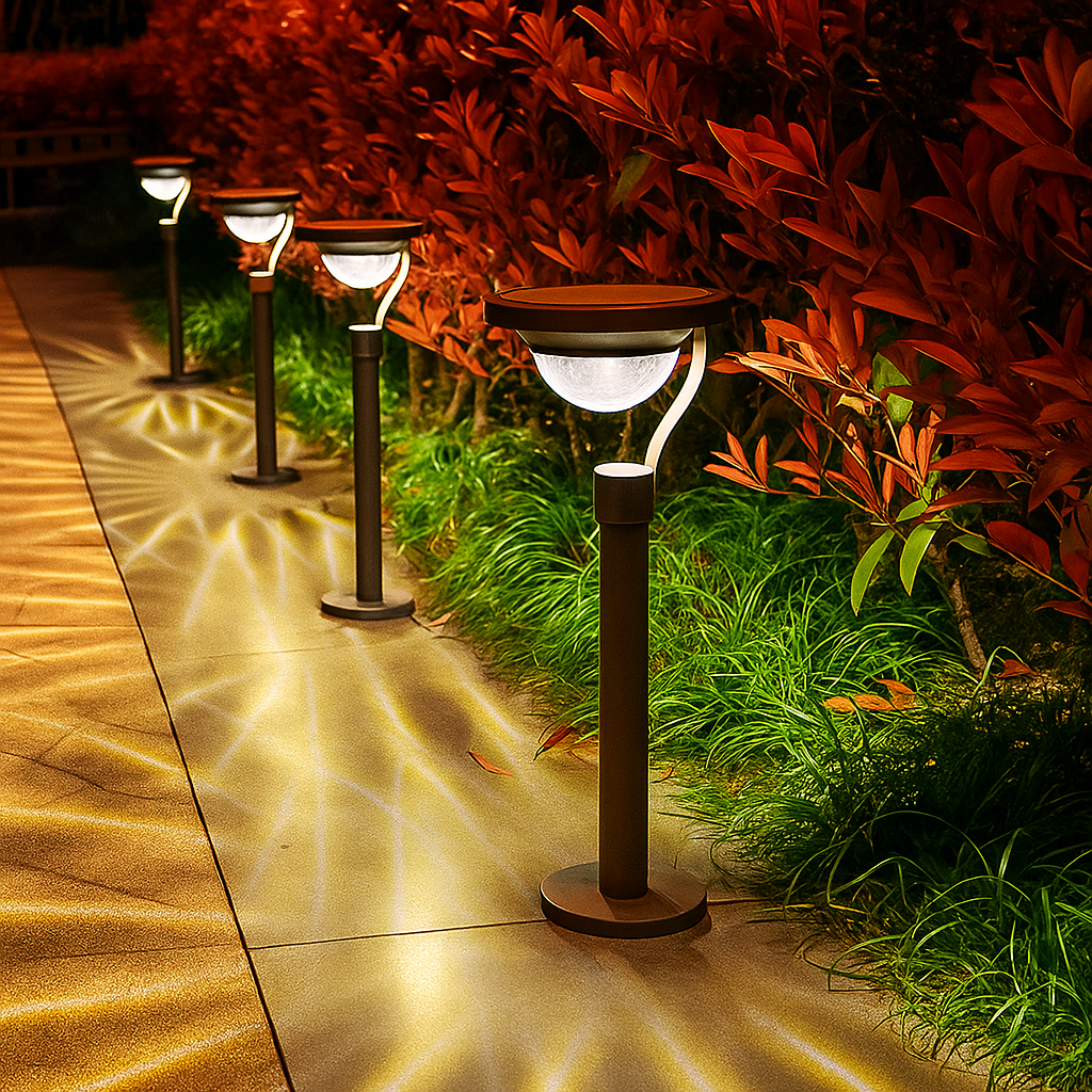 Solar Garden Path Lights - Solar Pathway Light Decorative Light Projection