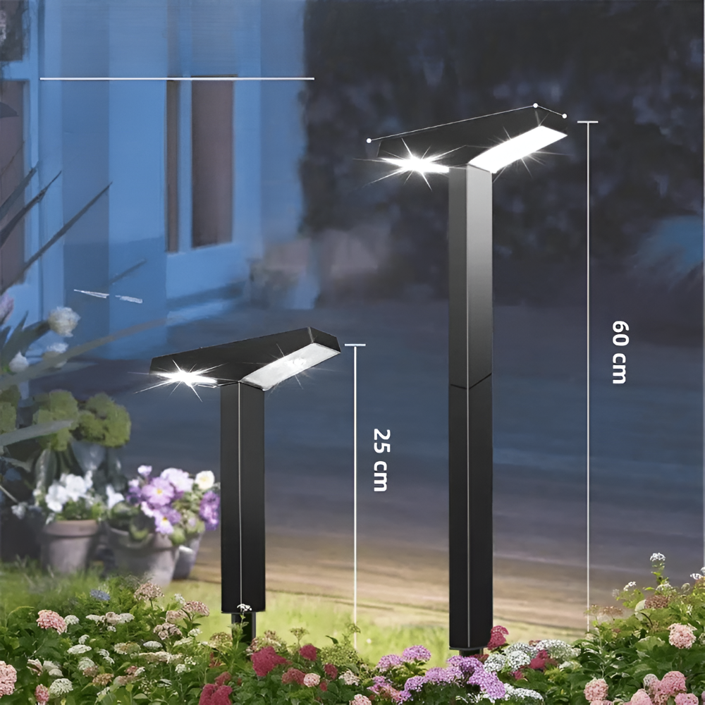 Solar Pathway Lights With Dual Lighting Modes & Weatherproof Design