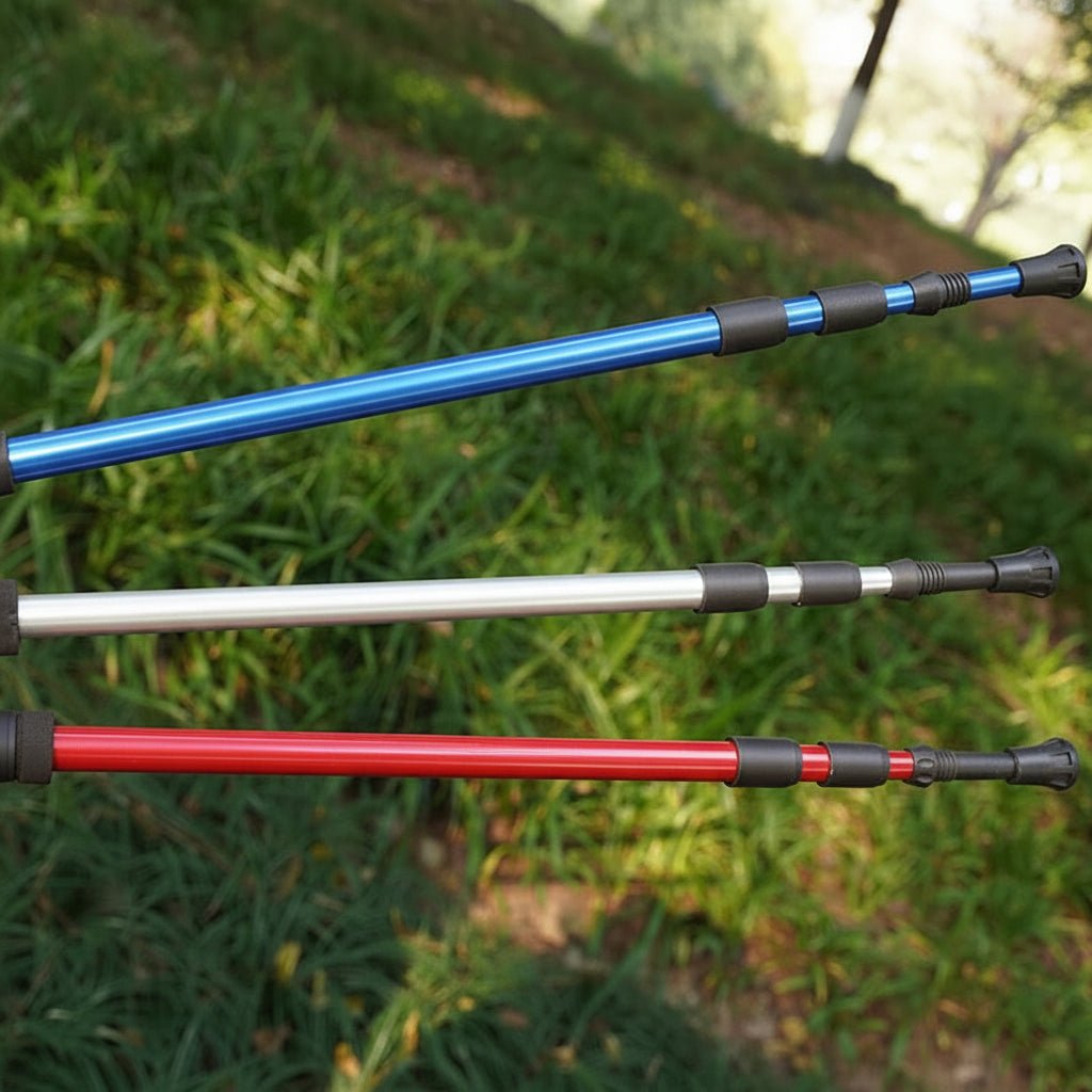 Ultra-Light Adjustable Trekking Poles Made Of Aluminum Alloy For Long Trails