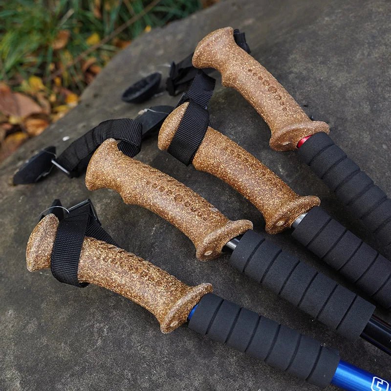 Ultra-Light Adjustable Trekking Poles Made Of Aluminum Alloy For Long Trails