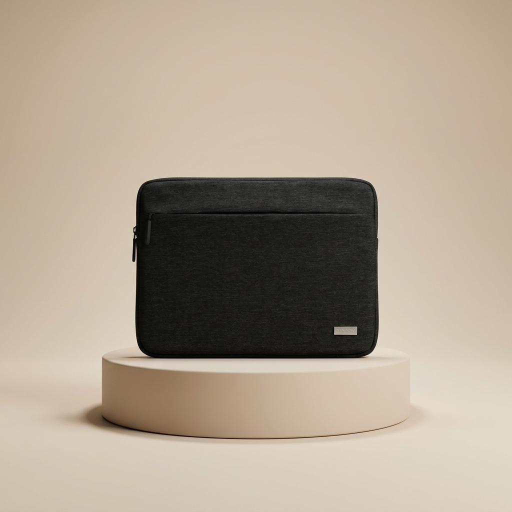 Techlio | Nylon Laptop Sleeve with Storage Pockets