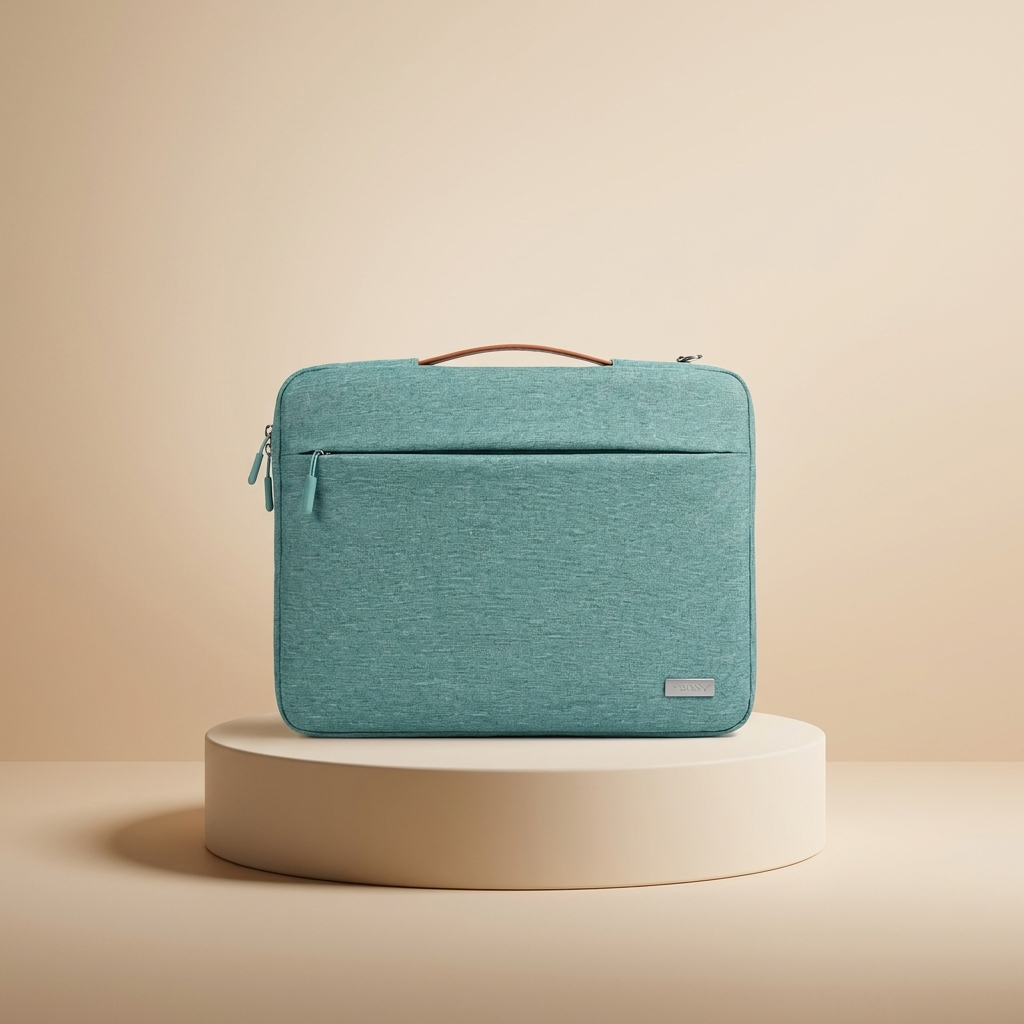 Techlio | Nylon Laptop Sleeve with Storage Pockets