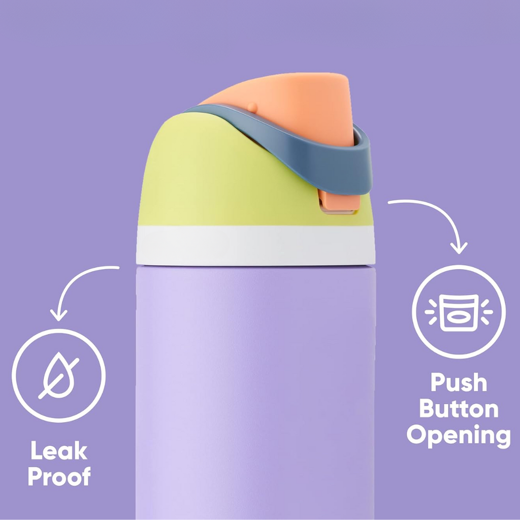 Stainless Steel Insulated Flask Bottle With Straw