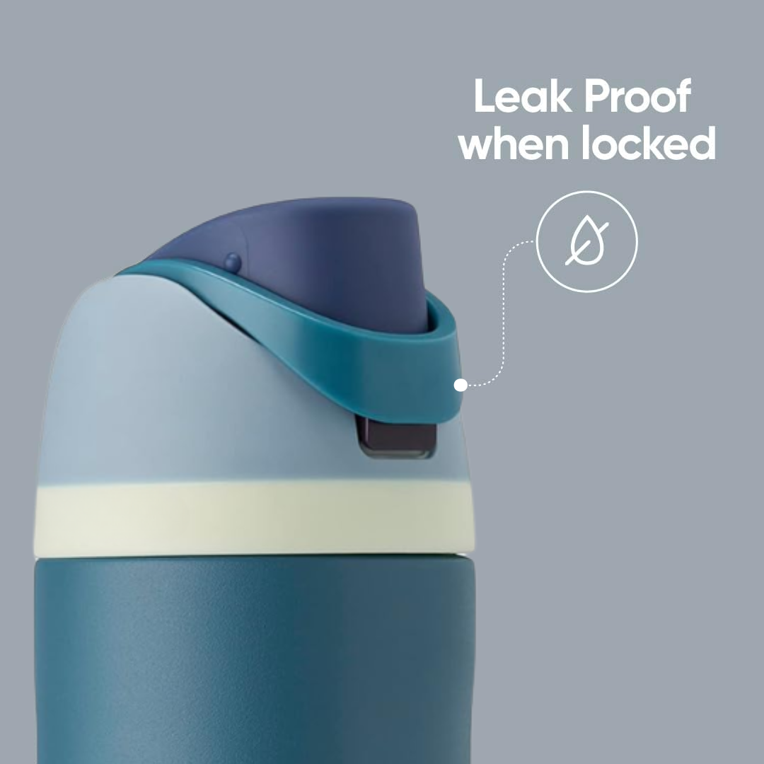Stainless Steel Insulated Flask Bottle With Straw