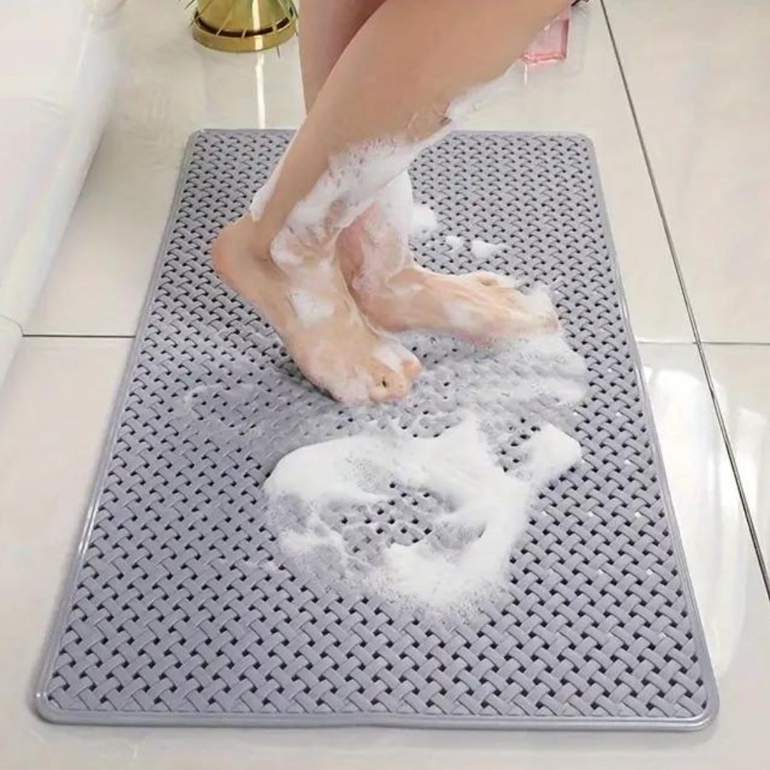 Textured Shower Mat With Drainage